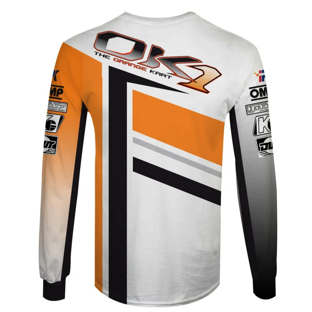 Ok1 Kart Hoodie The Orange Kart Sweater Ok1, Omp Go Kart Racing Costume - Image 6