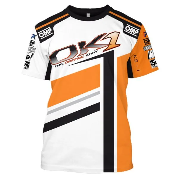 Ok1 Kart Hoodie The Orange Kart Sweater Ok1, Omp Go Kart Racing Costume - Image 7
