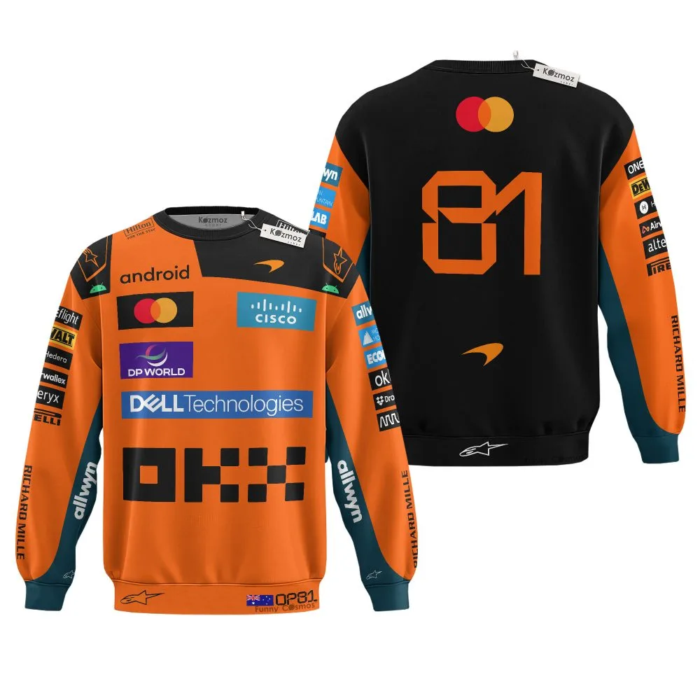 Oscar Piastri 2026 McLaren Team F1 Costume Racing Suit - Image 5