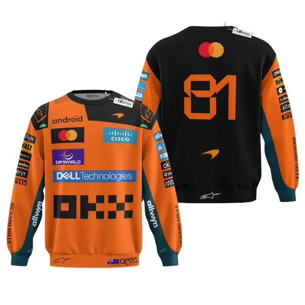Oscar Piastri 2026 McLaren Team F1 Costume Racing Suit - Image 5