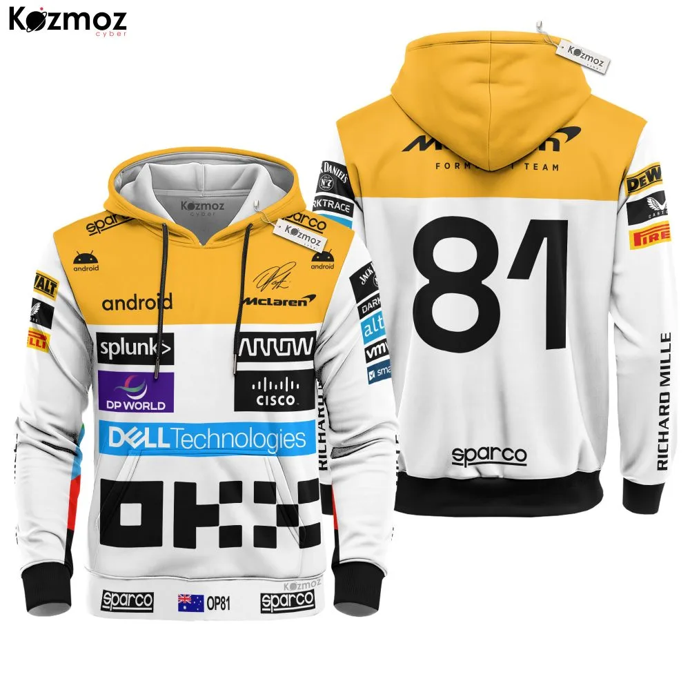 Oscar Piastri Racing Costume 2023 New Maclaren Silverstone Collection - McLaren  Racing Team - Image 2