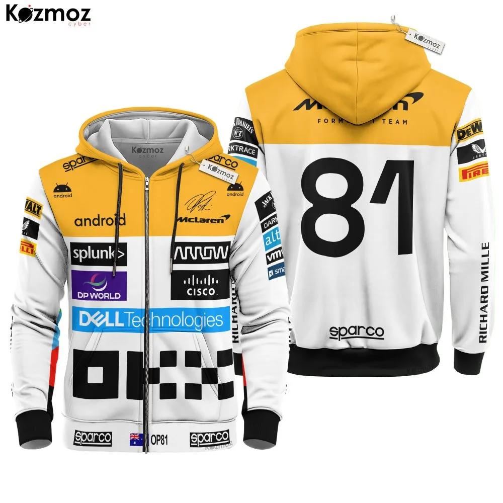 Oscar Piastri Racing Costume 2023 New Maclaren Silverstone Collection - McLaren  Racing Team - Image 3