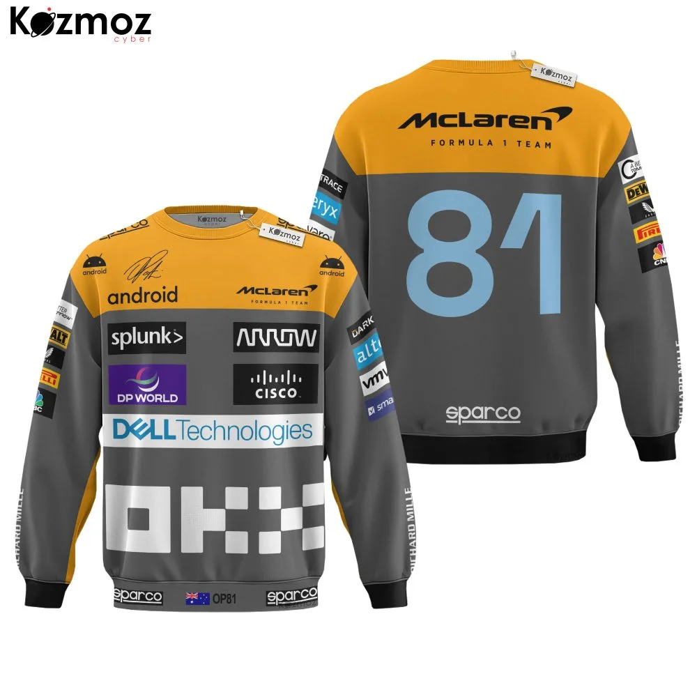 Oscar Piastri Racing Costume 2023 Signed Rookie Year Collection - McLaren  Racing Team - Image 4