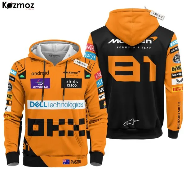 Alternative view of Oscar Piastri Racing Costume 2024 Collection - McLaren Racing Team