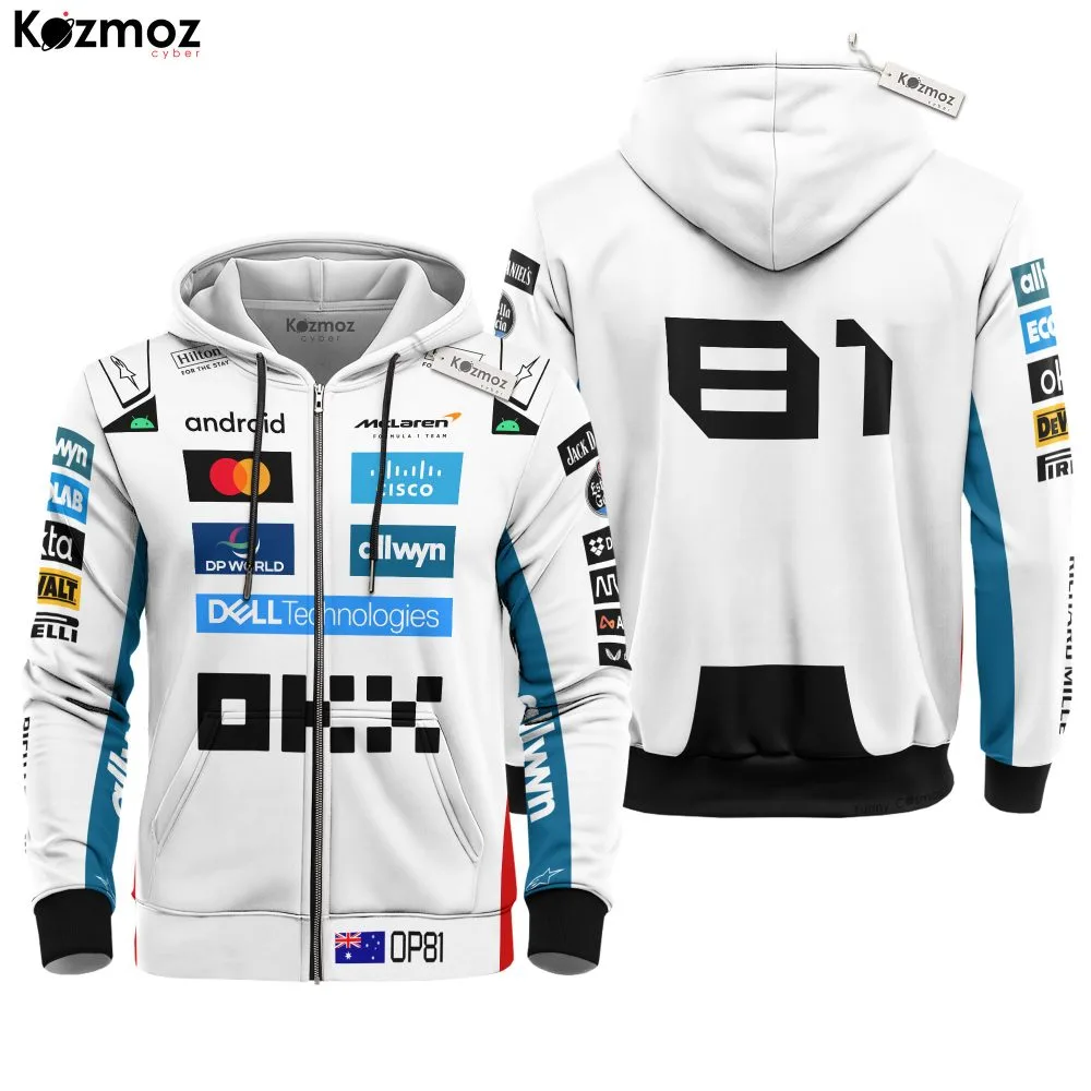 Oscar Piastri Racing Costume Suit 2025 Austin GP Edition - McLaren Racing Team - Image 4