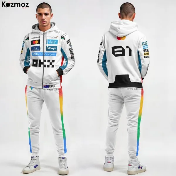 Alternative view of Oscar Piastri Racing Costume Suit 2025 Austin GP Edition - McLaren Racing Team