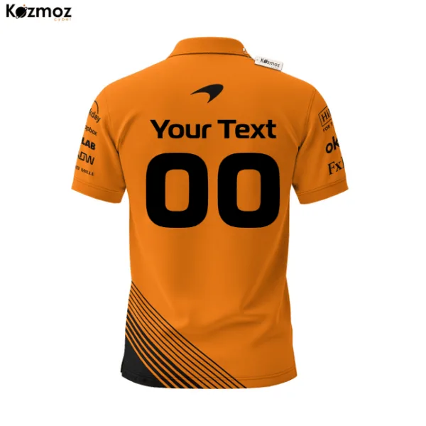 Oscar Piastri Racing Polo Shirt McLaren Polo Team - Image 3