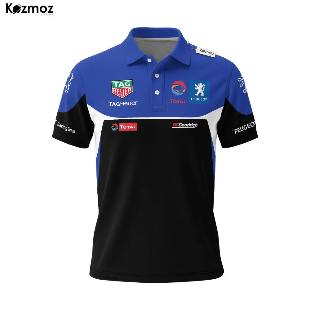 Peugeot Sport Racing Polo Shirt Motorsport Polo Shirt - Image 2