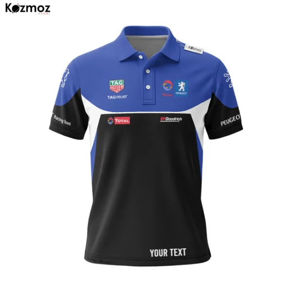 Peugeot Sport Racing Polo Shirt Motorsport Polo Shirt - Image 3