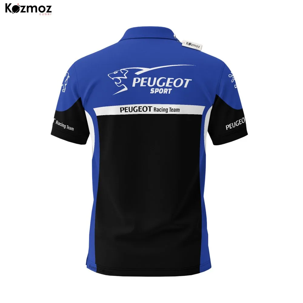 Peugeot Sport Racing Polo Shirt Motorsport Polo Shirt - Image 4