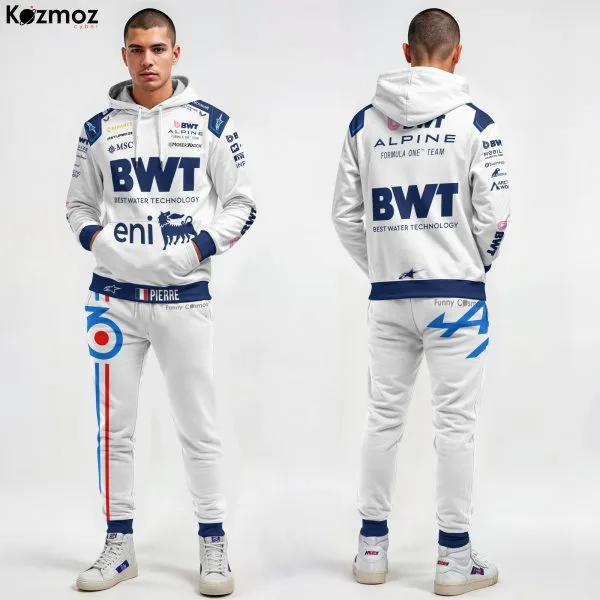 Pierre Gasly Racing Suit Alpine 70th Anniversary Collection - BWT Alpine Team