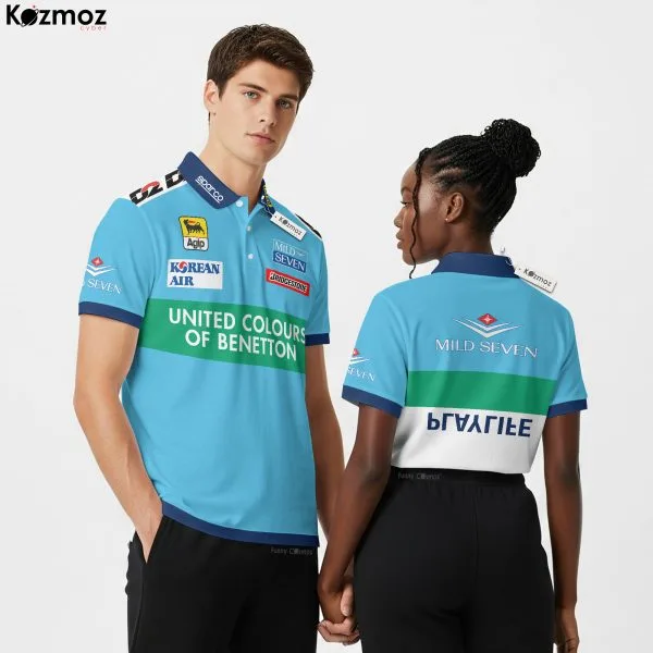 Polo Shirt 2001 Mild Seven Collection - Benetton Team