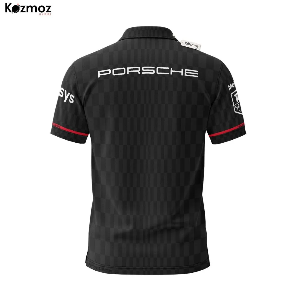 Porsh Racing Polo - Red Line Teamwear Motorsport - Image 4