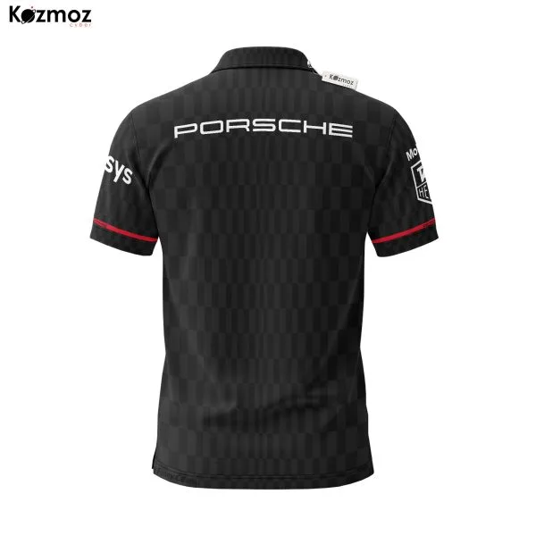 Porsh Racing Polo - Red Line Teamwear Motorsport - Image 4