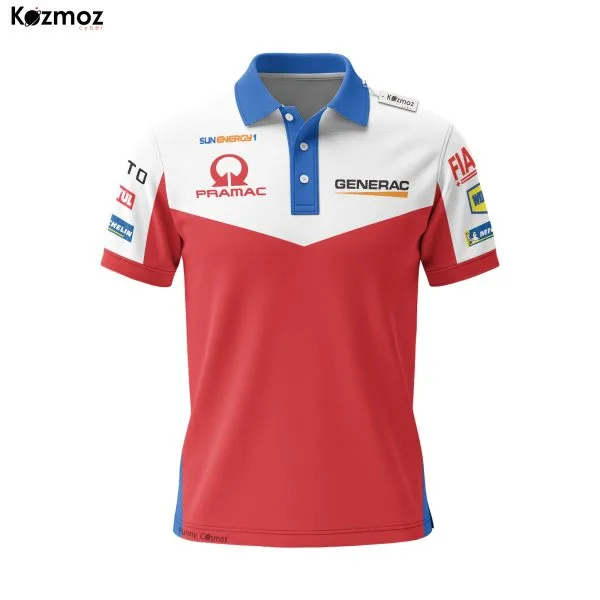 Alternative view of Pramac Racing Polo Shirt 2022 Ducati Collection - Pramac Racing Team