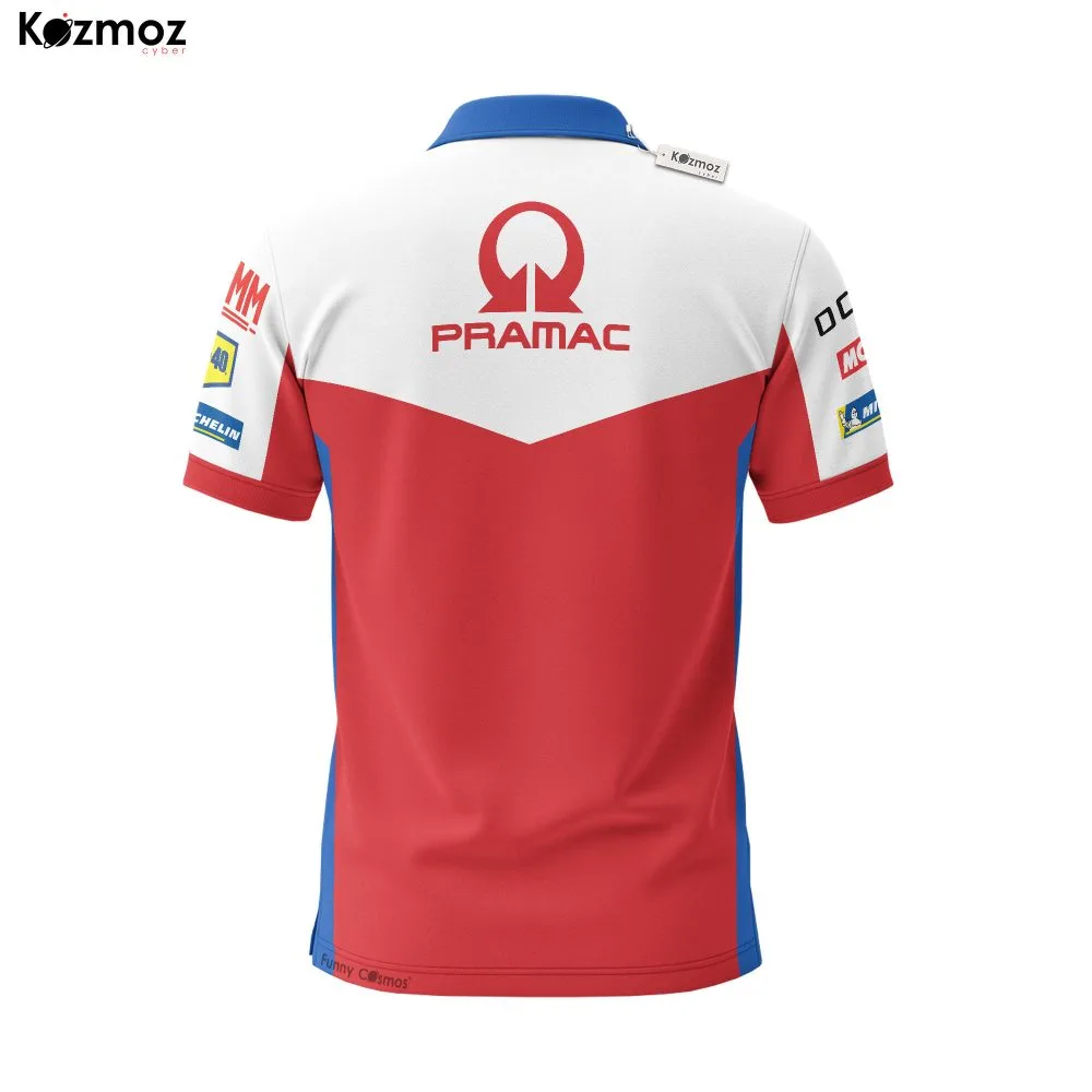 Pramac Racing Polo Shirt 2022 Ducati Collection - Pramac Racing Team - Image 3