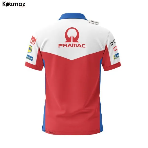 Pramac Racing Polo Shirt 2022 Ducati Collection - Pramac Racing Team - Image 3