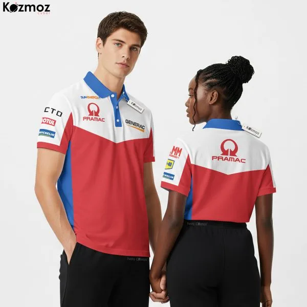 Pramac Racing Polo Shirt 2022 Ducati Collection - Pramac Racing Team