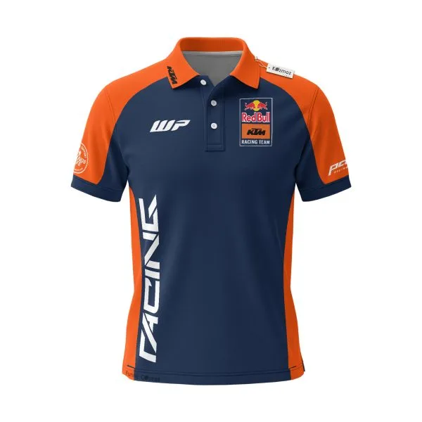 Alternative view of RB KTM Motogp Racing Custom Polo Shirt