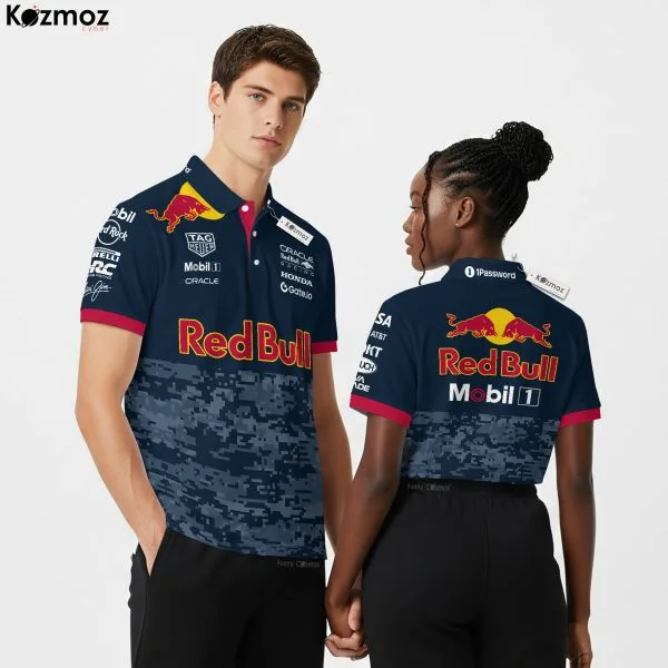 RB Racing Polo Shirt - ORB Racing Singapore GP 2025 Camo Edition - 3