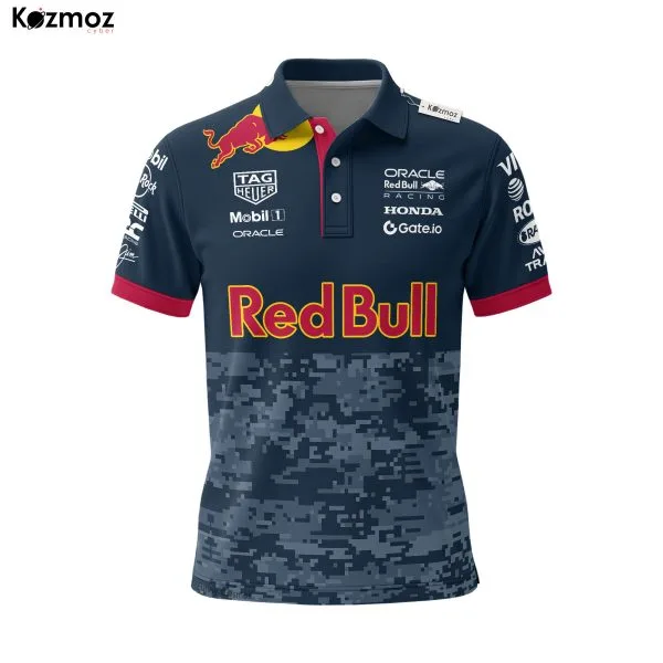 RB Racing Polo Shirt - ORB Racing Singapore GP 2025 Camo Edition - Image 2