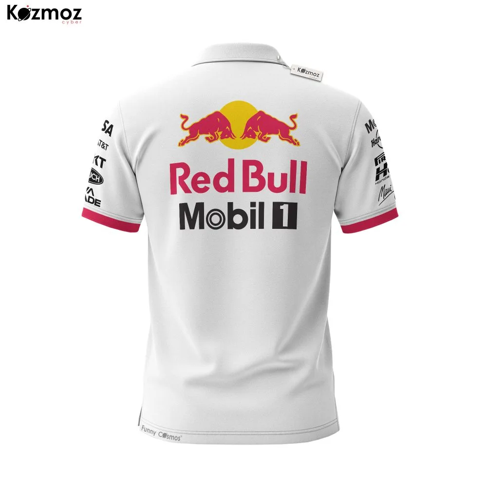 Red Bull 2025 Racing Polo Shirt ORB Polo Team - Image 3