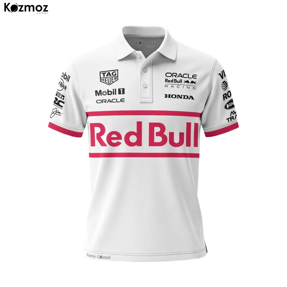 Red Bull 2025 Racing Polo Shirt ORB Polo Team - Image 2