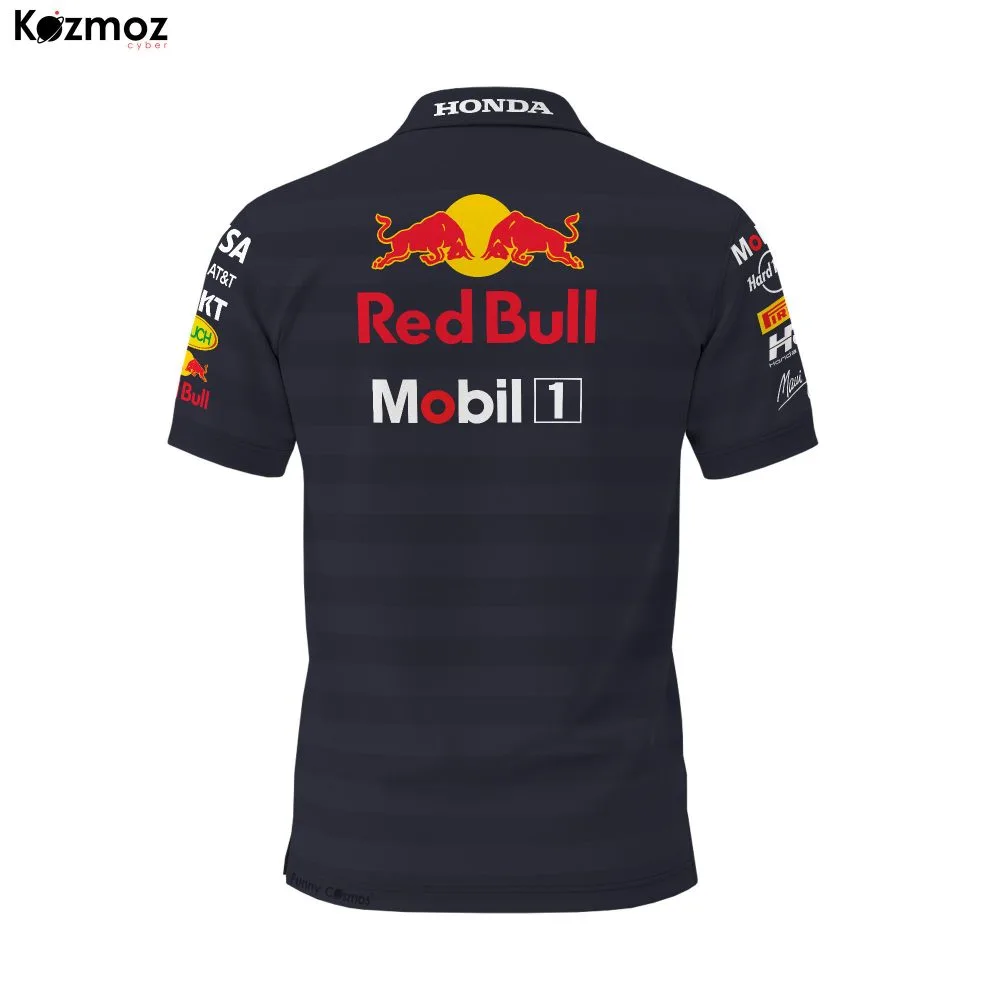 Red Bull 2025 Racing Polo Shirt RBR Polo Team - Image 3