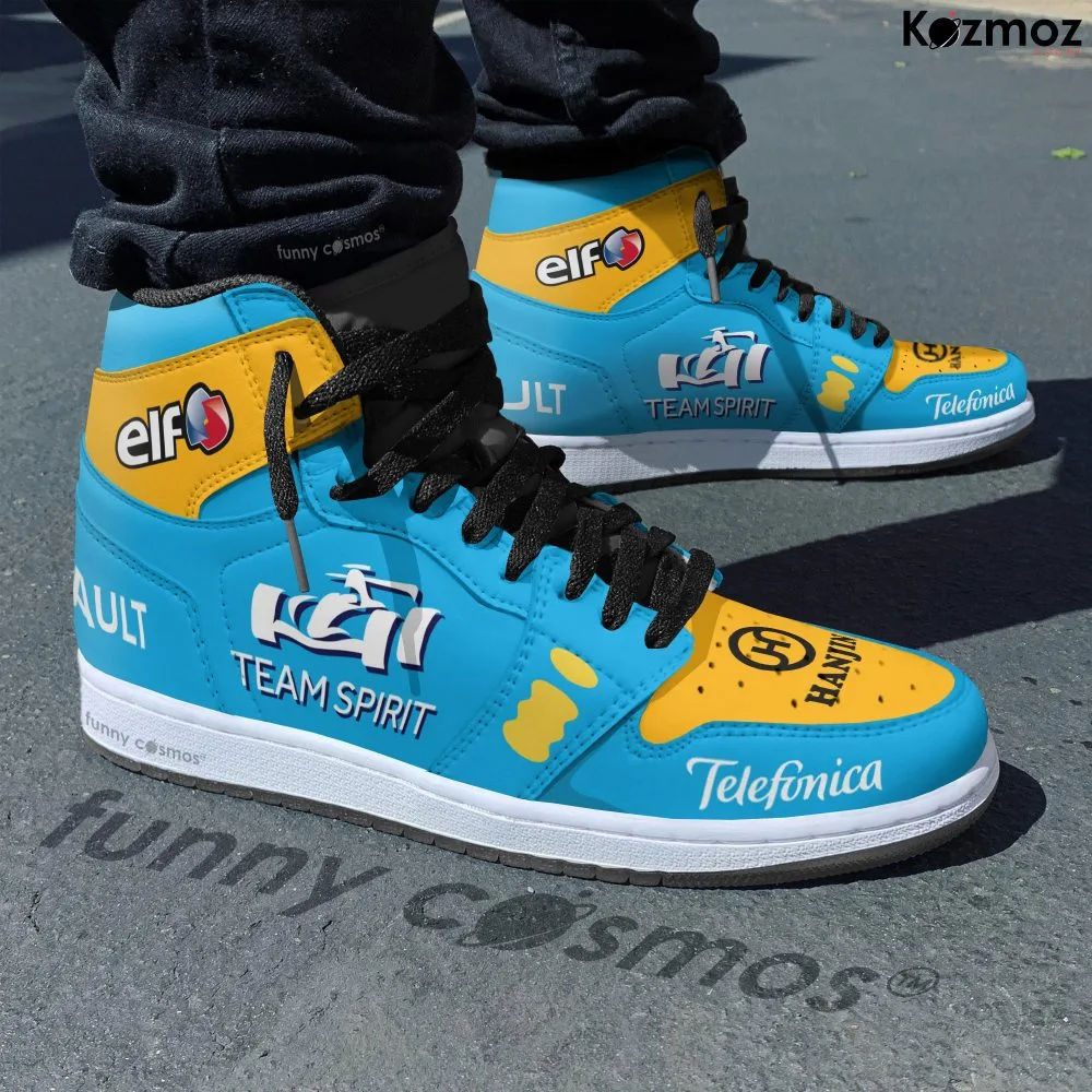 Renault Fernando Alonso Custom Shoes 2006 Livery R26 Racing Shoes - Image 2