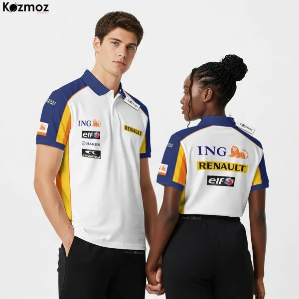 Renault Pit Crew Polo Shirt - Racing Teamwear Sport