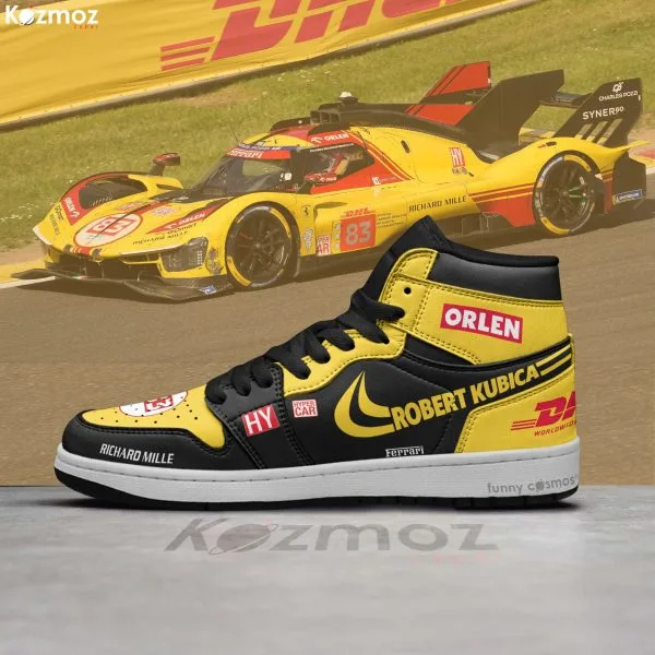 Robert Kubica SF Custom Shoes 499P #83 LMH Livery 2024 JD1 Racing Shoes - Image 3