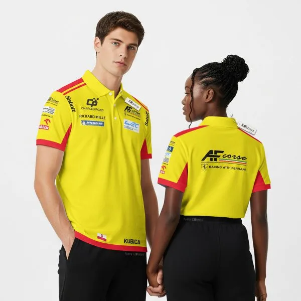 Robert Kubica WEC Polo Shirt AF Corse 2025 Racing Polo