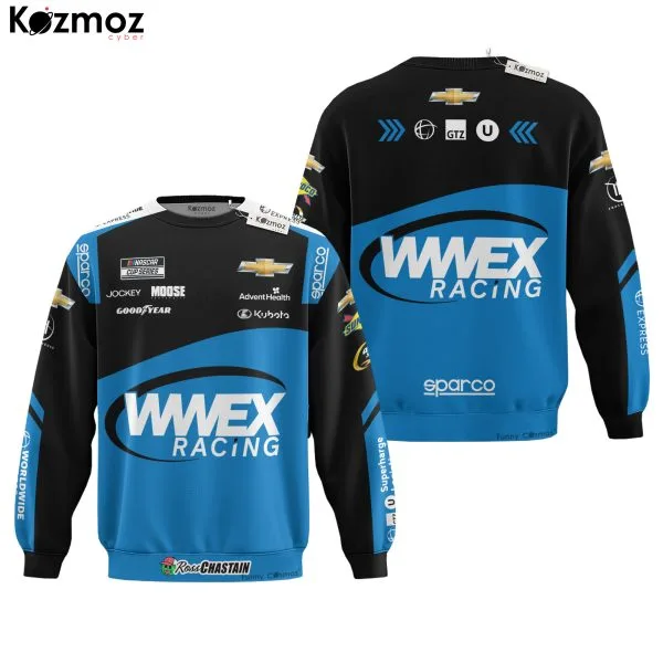 Ross Chastain Racing Firesuit Costume 2023 Collection - Trackhouse Racing NASCAR Racing Team - Image 4