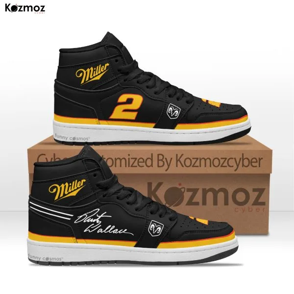 Rusty Wallace Custom Shoes Genuine Draft #2 Livery 1993 Livery Miller Racing Shoes