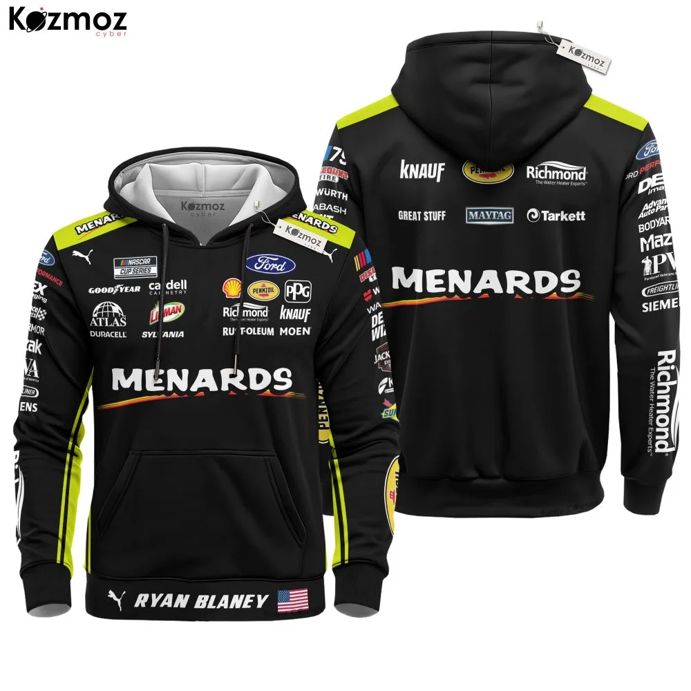 Ryan Blaney Racing Firesuit Costume 2023 Collection - Team Penske NASCAR Racing Team - Image 2