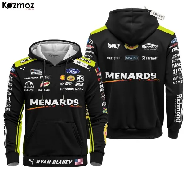 Alternative view of Ryan Blaney Racing Firesuit Costume 2023 Collection - Team Penske NASCAR Racing Team
