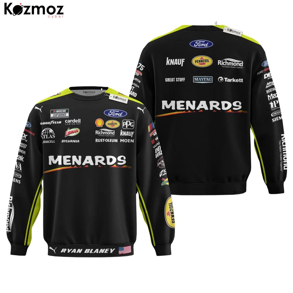 Ryan Blaney Racing Firesuit Costume 2023 Collection - Team Penske NASCAR Racing Team - Image 4