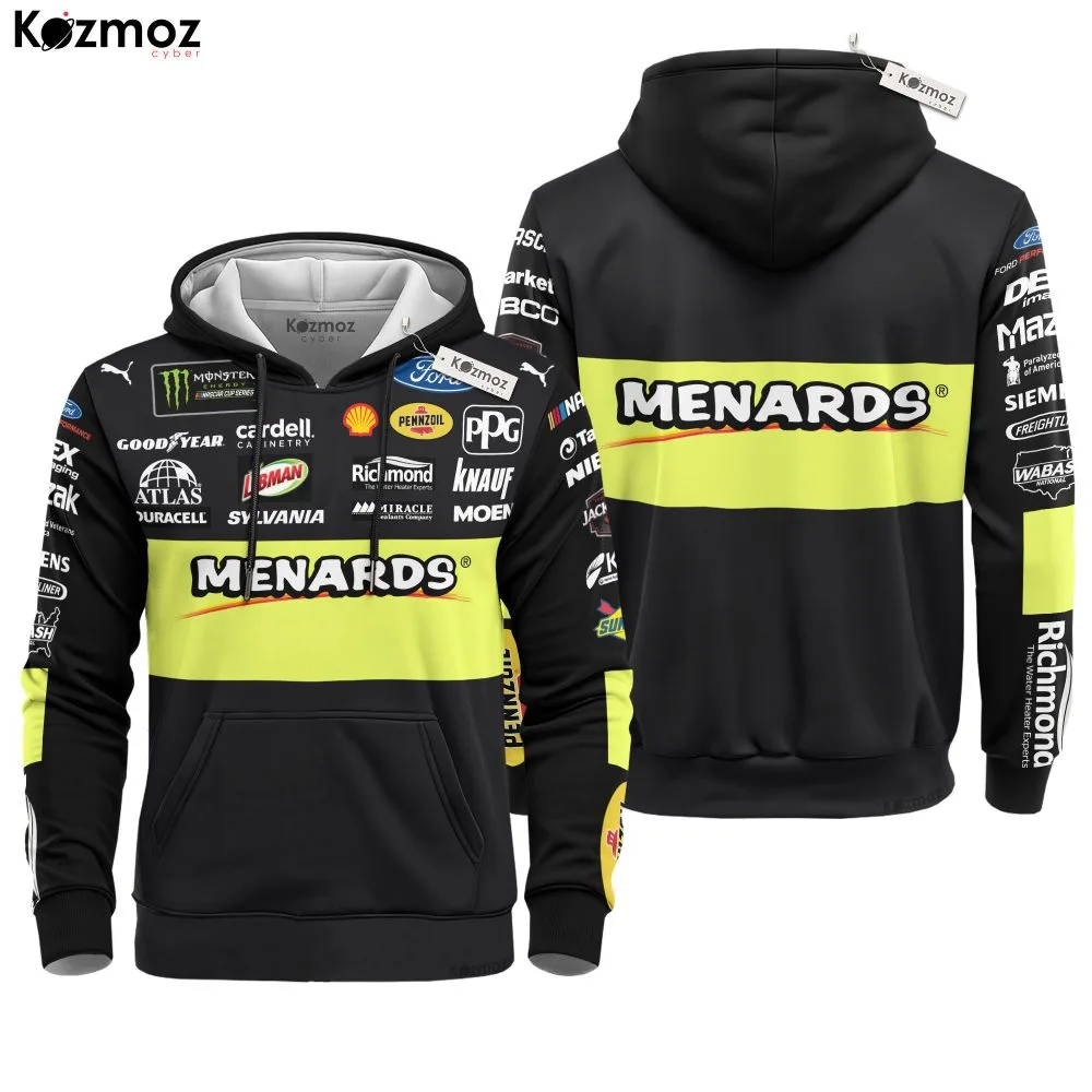 Ryan Blaney Racing Uniform Hoodie Collection - Penske NASCAR Racing Team - Image 4