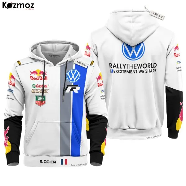 Alternative view of Sébastien Ogier Racing Costume 2015 Volkswagen Red Bull Collection - Volkswagen Motorsport WRC