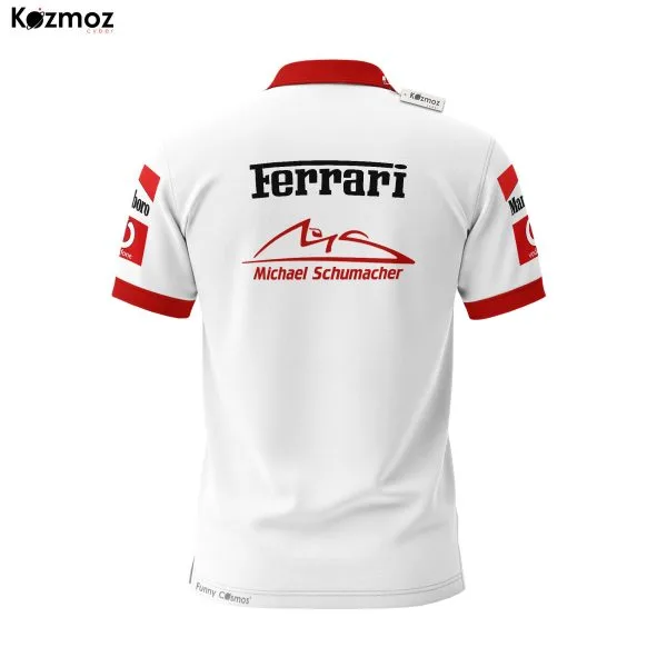 Schumi Helmet Polo Shirt 2004 - SF Racing Team - Image 3