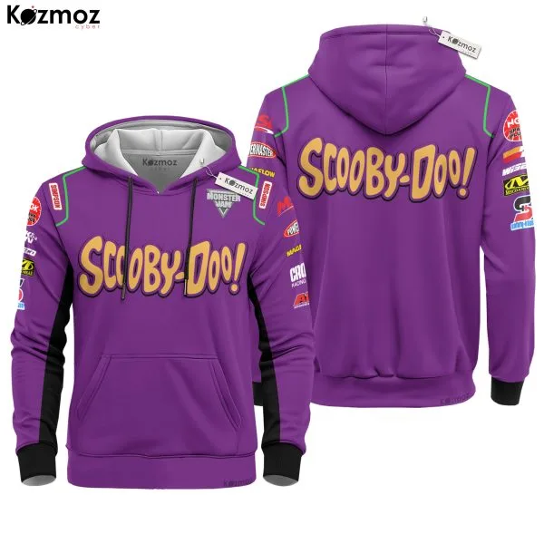 Alternative view of Scooby-Doo Monster Truck Racing Inspired Hoodie & Jogger - Monster Jam Racing Suit -