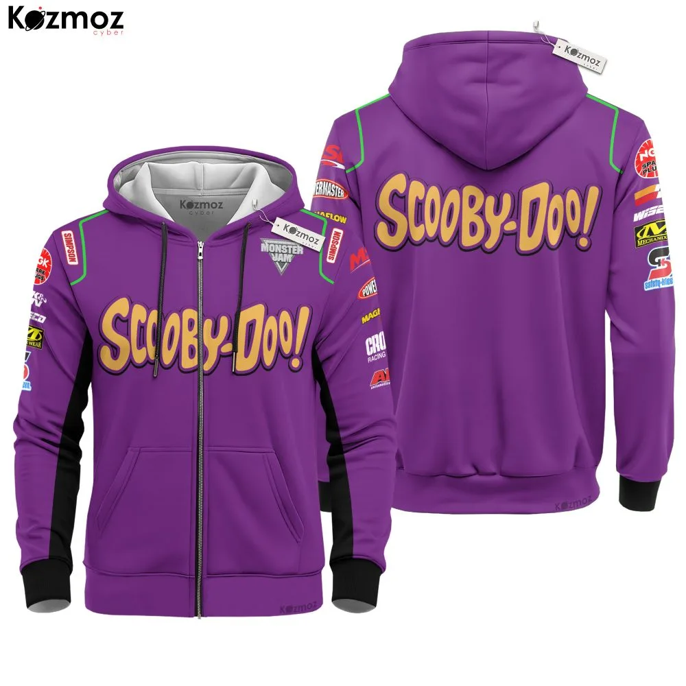 Scooby-Doo Monster Truck Racing Inspired Hoodie & Jogger - Monster Jam Racing Suit - - Image 3