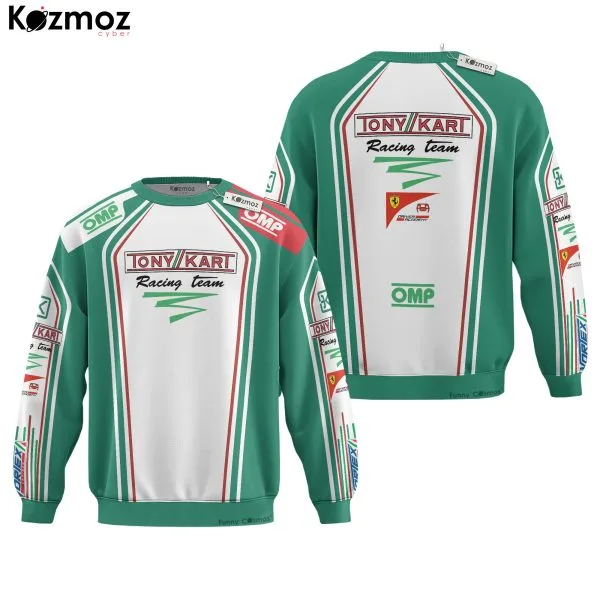 Sebastian Velvet, Marco Ardigo Tony Kart, Go Kart, Sweater Omp, Tony Kart Racing Costume Suit - Image 5