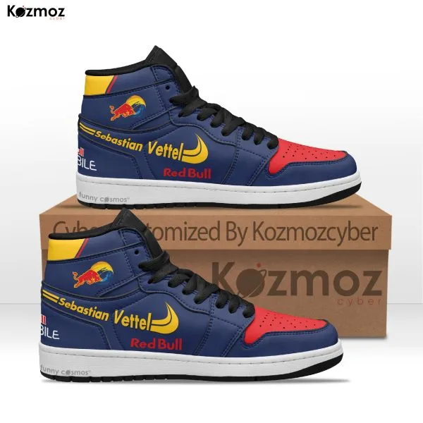 Sebastian Vettel JD1 Sneakers RB Racing 2010 Custom Racing Shoes