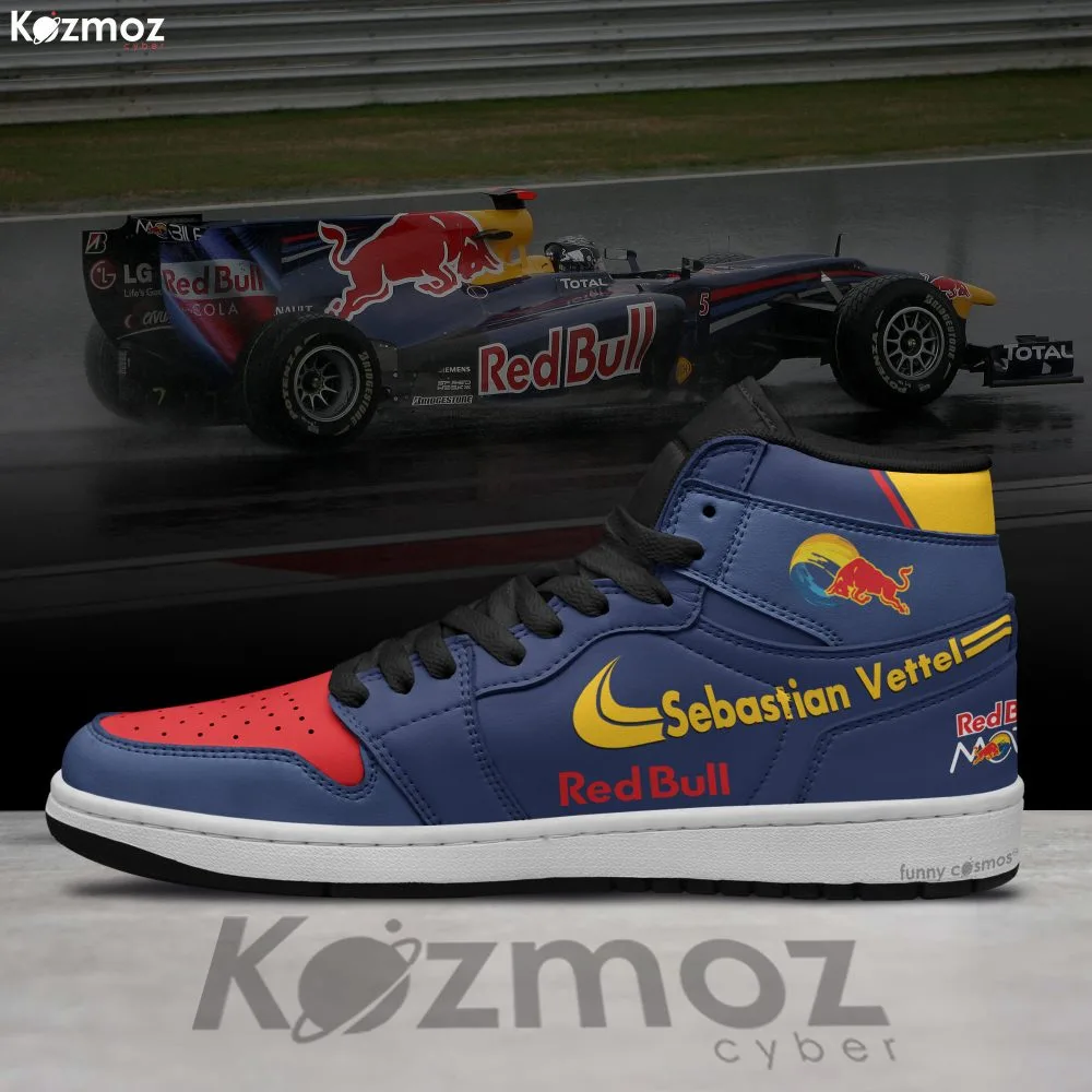 Sebastian Vettel JD1 Sneakers RB Racing 2010 Custom Racing Shoes - Image 2