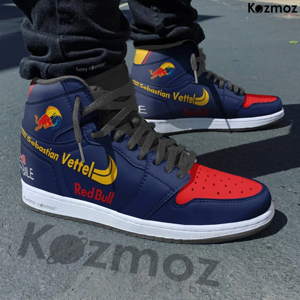 Sebastian Vettel JD1 Sneakers RB Racing 2010 Custom Racing Shoes - Image 3