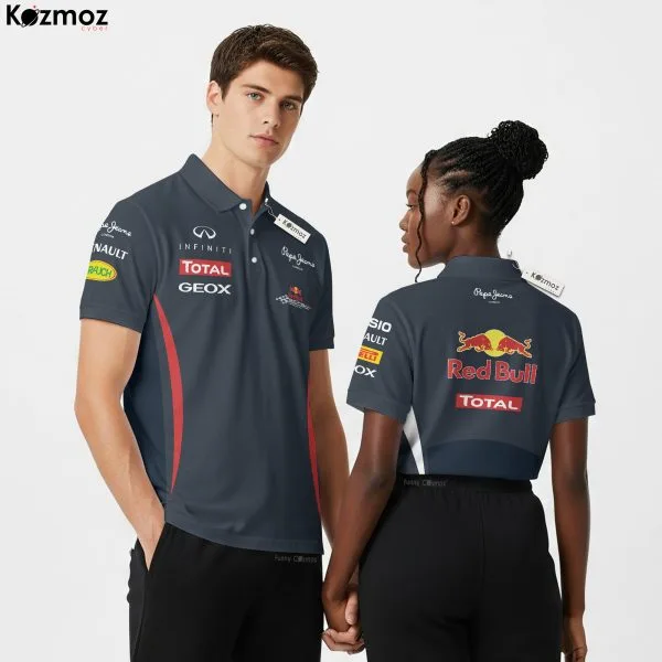 Sebastian Vettel Polo Shirt 2014 - Infiniti Red Bull Renault Racing