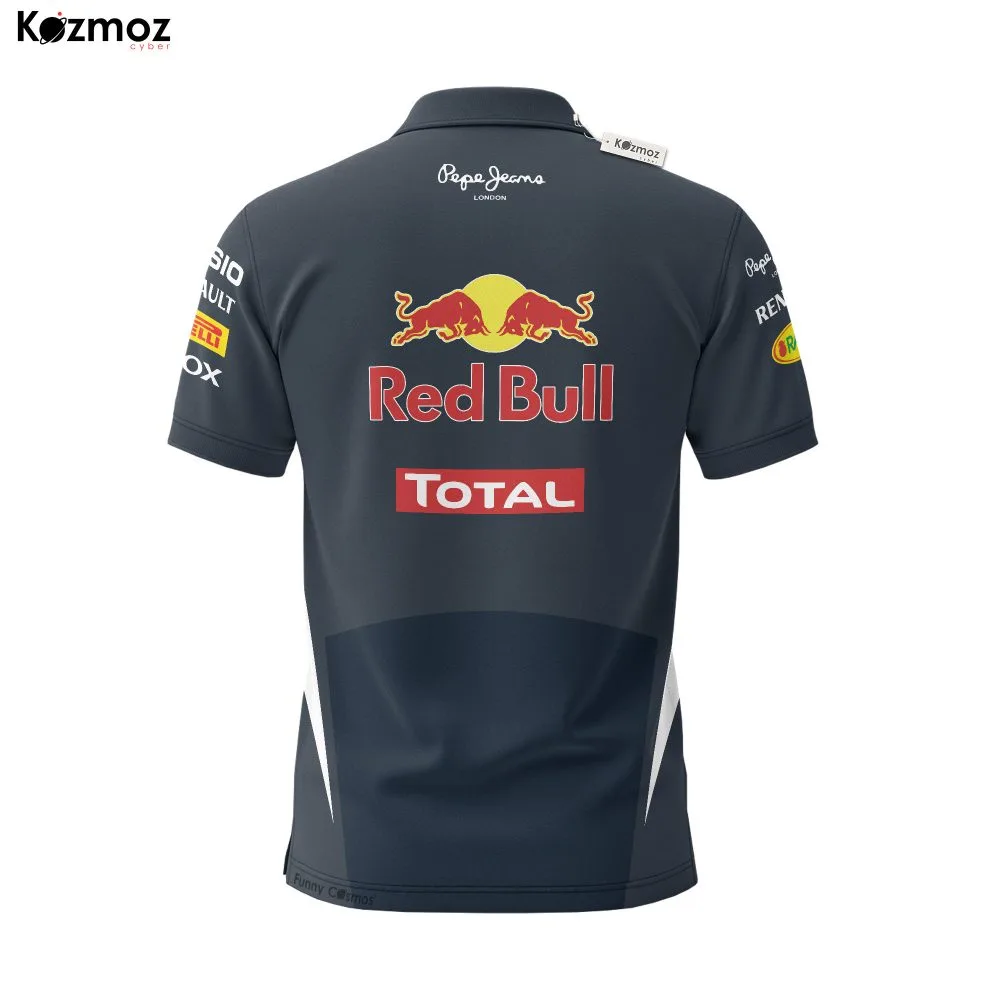 Sebastian Vettel Polo Shirt 2014 - Infiniti Red Bull Renault Racing - Image 3