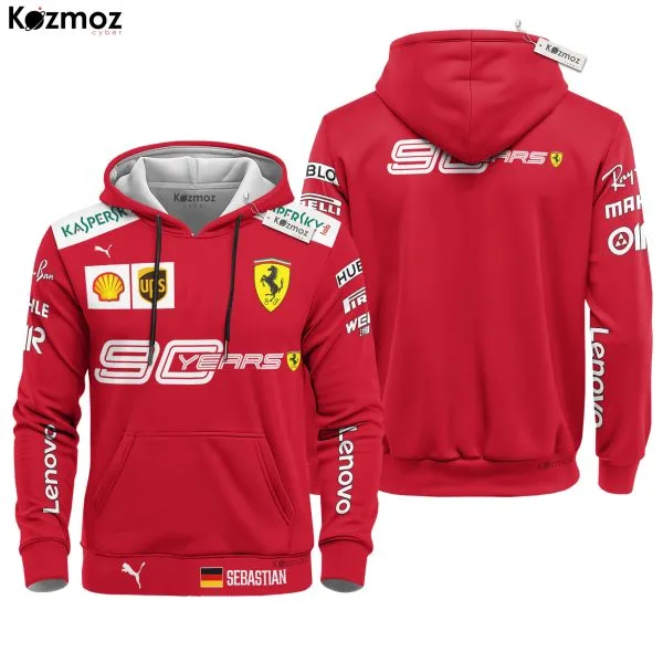 Alternative view of Sebastian Vettel Racing 90 Year Anniversary Costume 2019 Collection SF Racing Team -