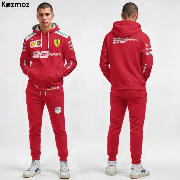 Sebastian Vettel Racing 90 Year Anniversary Costume 2019 Collection SF Racing Team -
